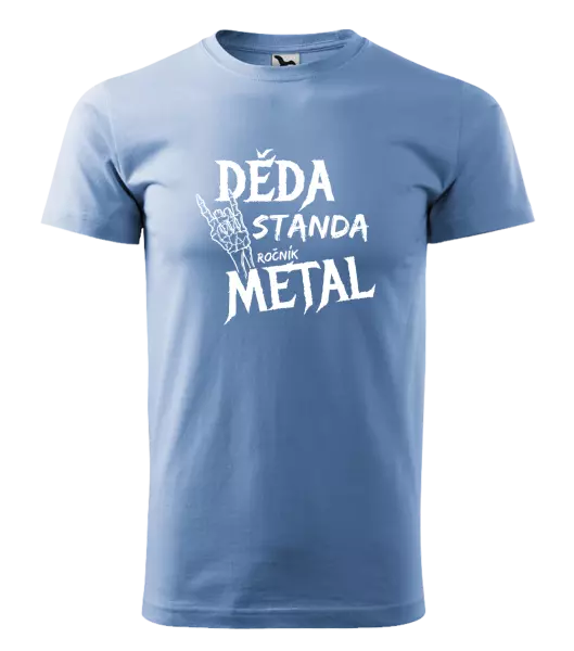 Pánské tričko Děda, ročník METAL