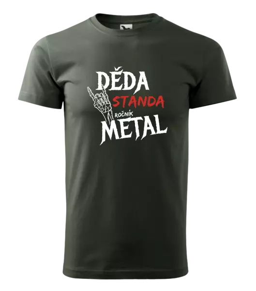 Pánské tričko Děda, ročník METAL