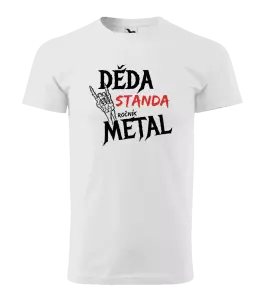 Pánské tričko Děda, ročník METAL