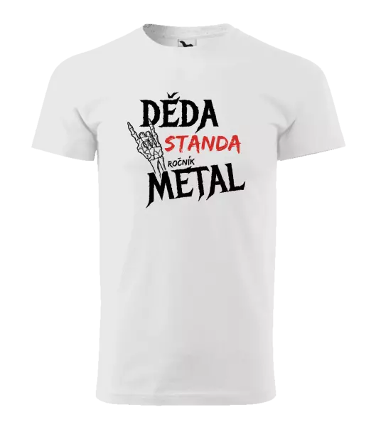 Pánské tričko Děda, ročník METAL