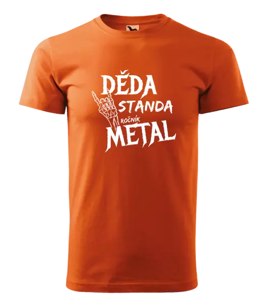 Pánské tričko Děda, ročník METAL