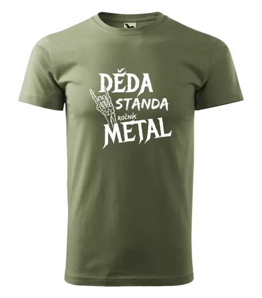 Pánské tričko Děda, ročník METAL