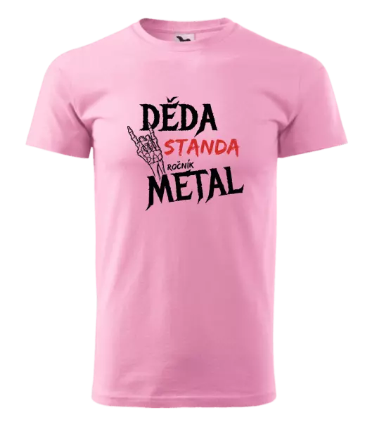 Pánské tričko Děda, ročník METAL