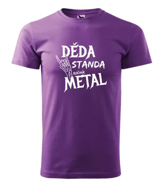 Pánské tričko Děda, ročník METAL