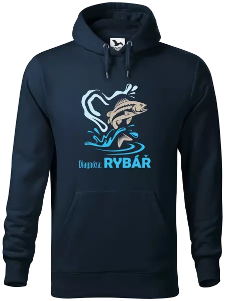 Pánská mikina Diagnóza: Rybář