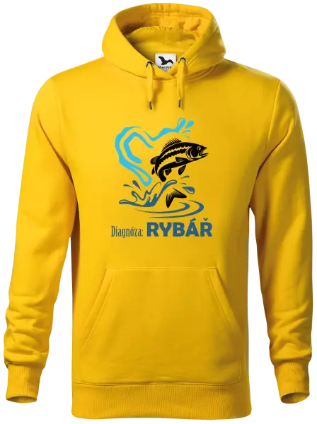 Pánská mikina Diagnóza: Rybář
