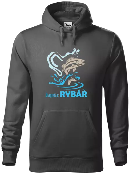 Pánská mikina Diagnóza: Rybář