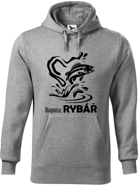 Pánská mikina Diagnóza: Rybář