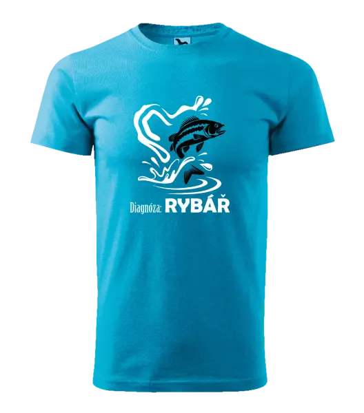 Pánské tričko Diagnóza: Rybář
