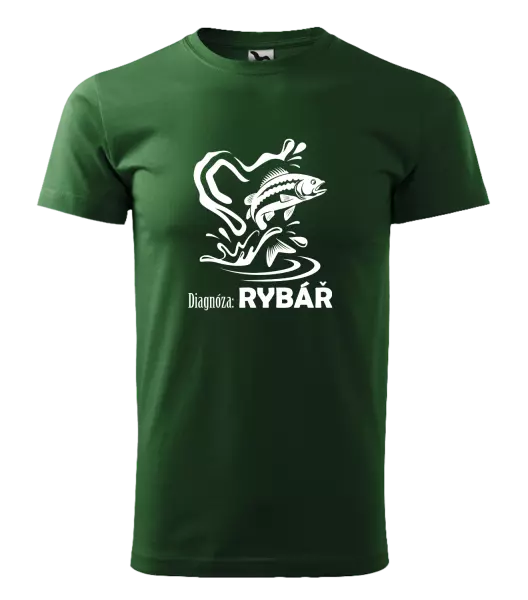 Pánské tričko Diagnóza: Rybář