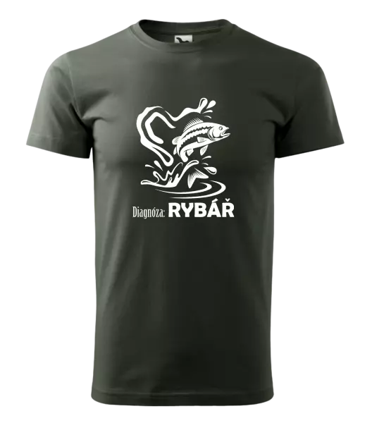 Pánské tričko Diagnóza: Rybář