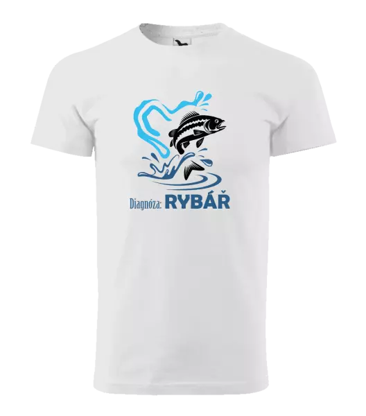 Pánské tričko Diagnóza: Rybář
