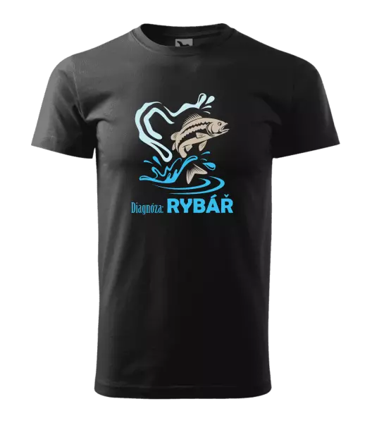 Pánské tričko Diagnóza: Rybář