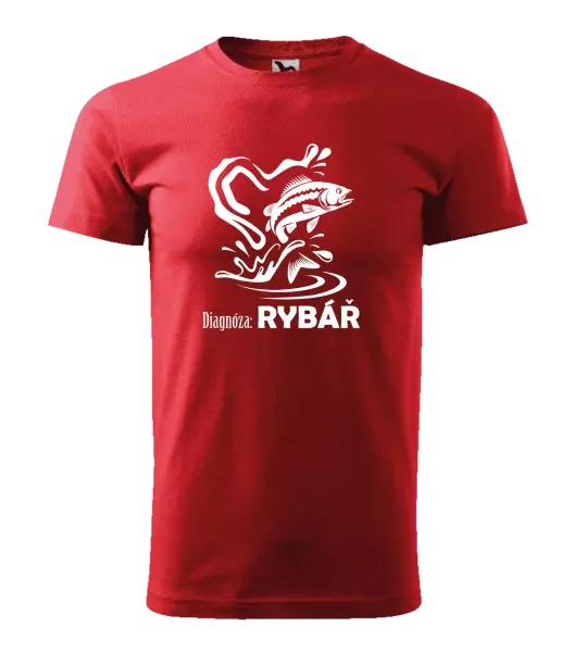 Pánské tričko Diagnóza: Rybář