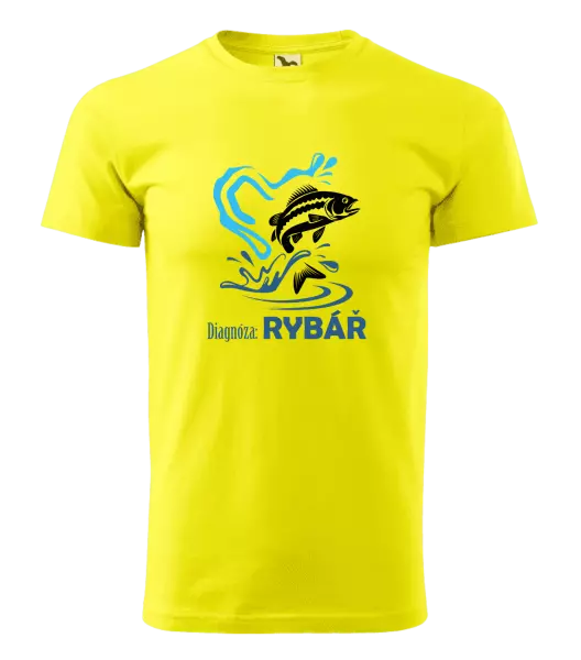 Pánské tričko Diagnóza: Rybář