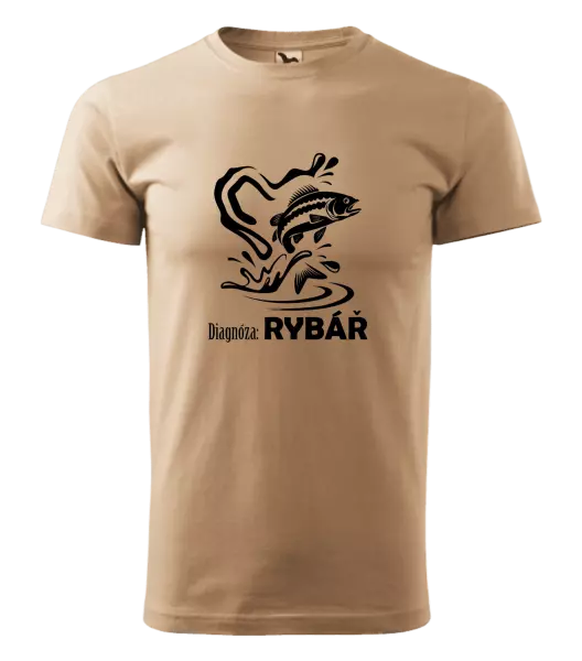 Pánské tričko Diagnóza: Rybář