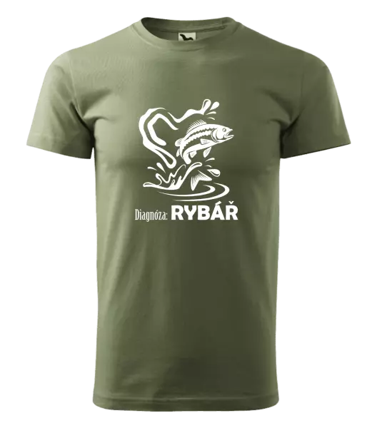 Pánské tričko Diagnóza: Rybář