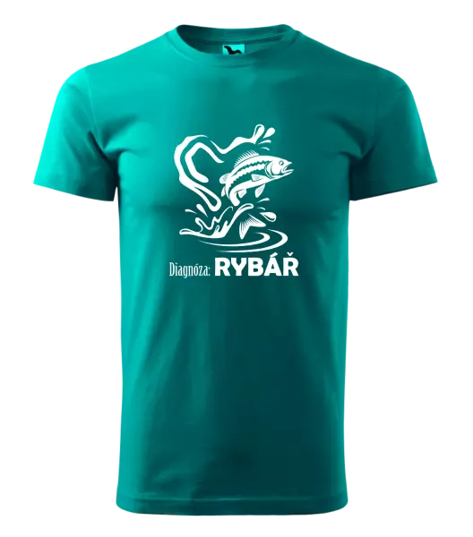 Pánské tričko Diagnóza: Rybář