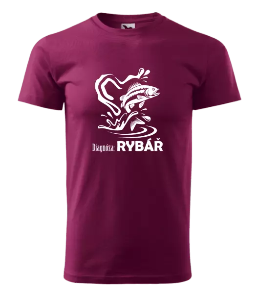 Pánské tričko Diagnóza: Rybář
