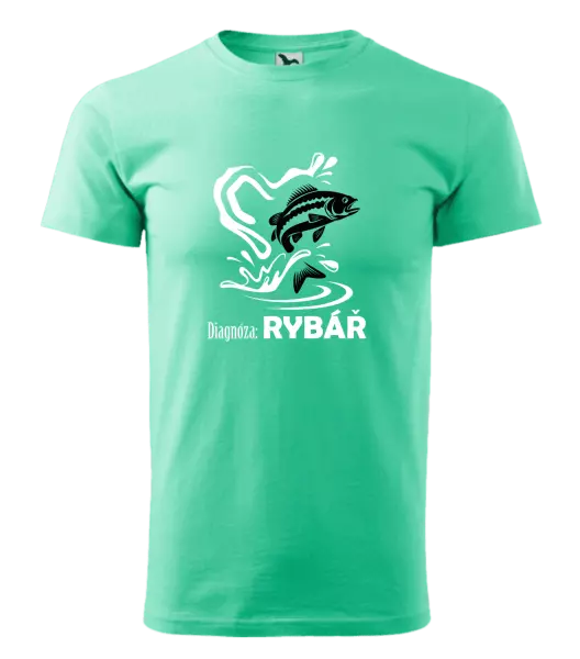 Pánské tričko Diagnóza: Rybář