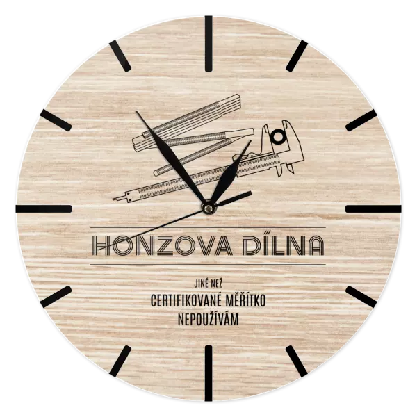 Hodiny Jméno dílna - jiné než certifikované měřítko nepoužívám