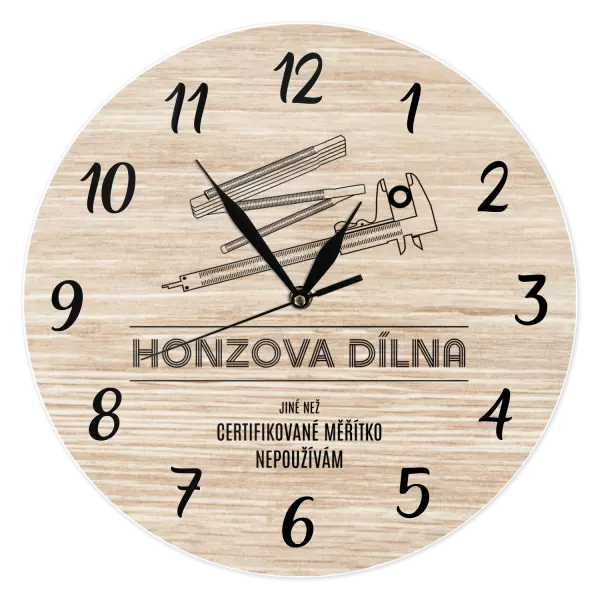 Hodiny Jméno dílna - jiné než certifikované měřítko nepoužívám