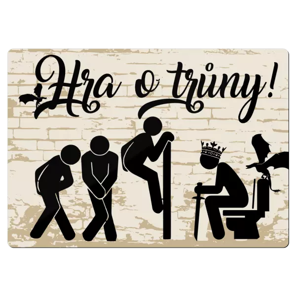 Kovová cedulka Hra o trůny!