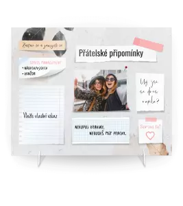Plexi obrázek Kancelářská cedulka - přátelské připomínky