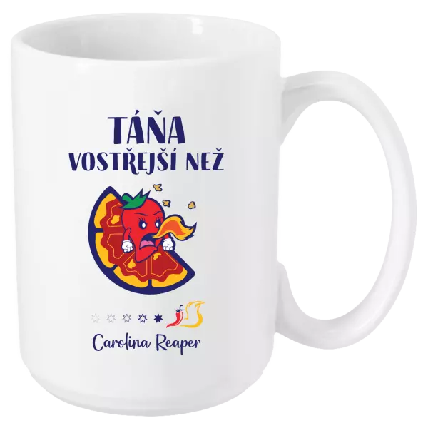 Hrnek Vostřejší než Carolina Reaper
