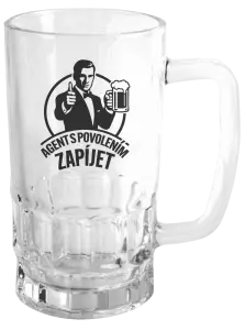 Půllitr Agent s povolením zapíjet