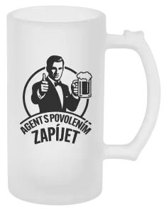 Půllitr Agent s povolením zapíjet