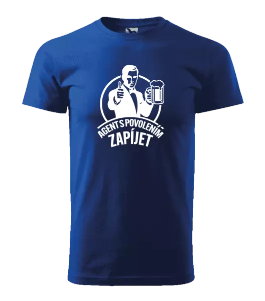 Pánské tričko Agent s povolením zapíjet