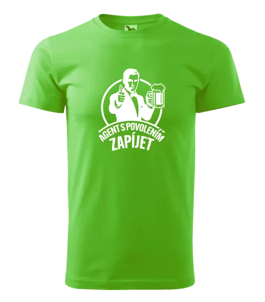 Pánské tričko Agent s povolením zapíjet