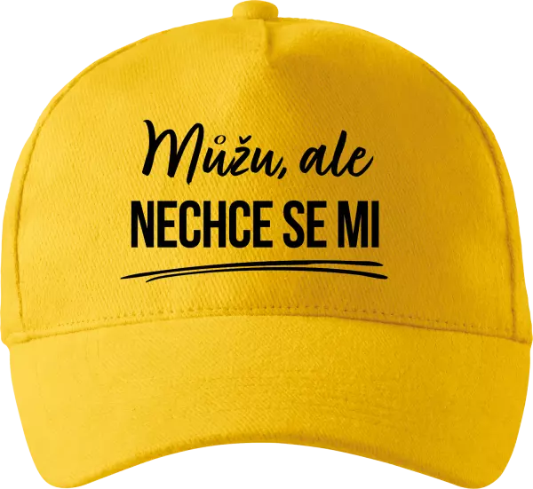 Kšiltovka Můžu, ale nechce se mi