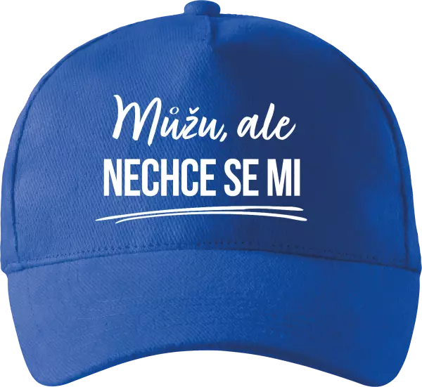 Kšiltovka Můžu, ale nechce se mi