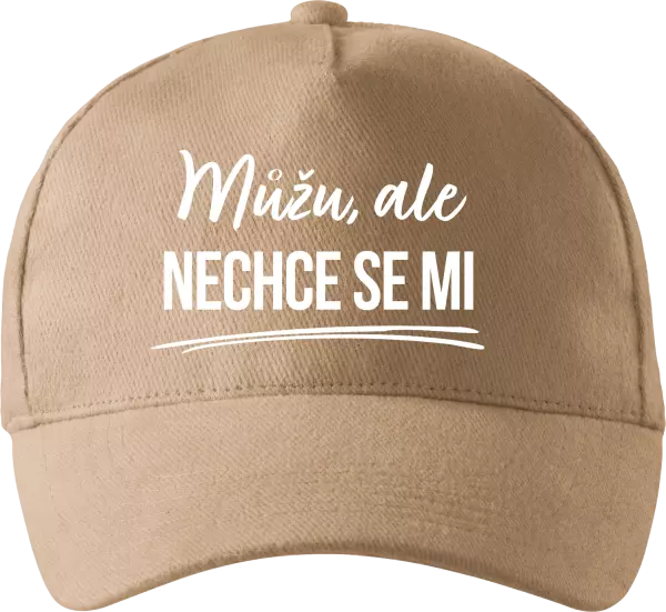 Kšiltovka Můžu, ale nechce se mi