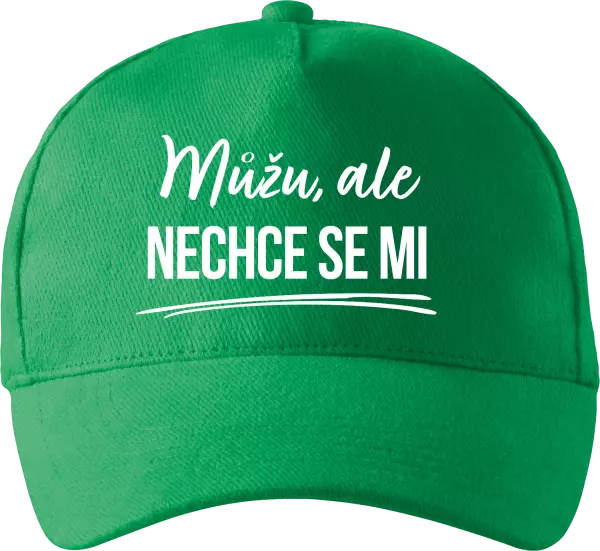 Kšiltovka Můžu, ale nechce se mi