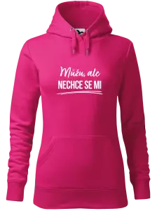 Dámská mikina Můžu, ale nechce se mi