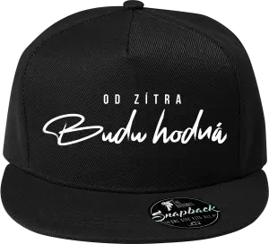 Snapback kšiltovka Od zítra budu hodná