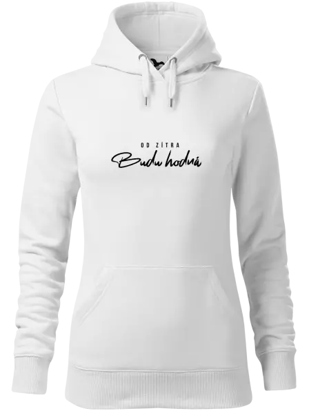 Dámská mikina Od zítra budu hodná