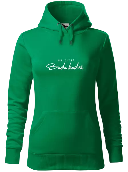 Dámská mikina Od zítra budu hodná