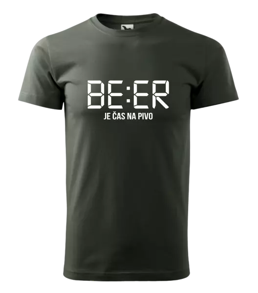 Pánské tričko BEER - je čas na pivo