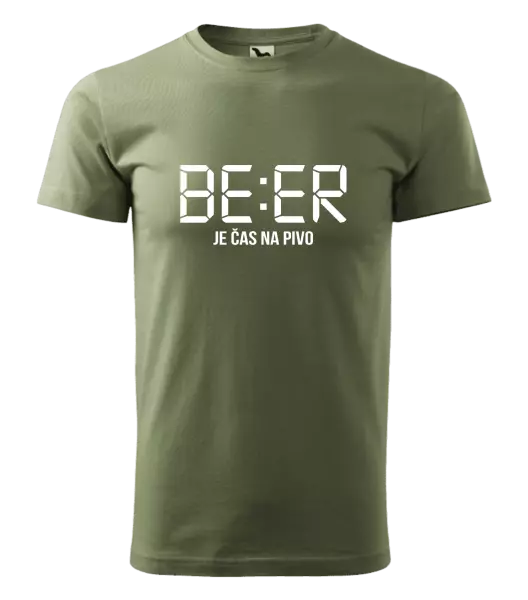 Pánské tričko BEER - je čas na pivo