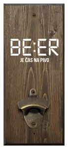 Nástěnný otvírák BEER - je čas na pivo
