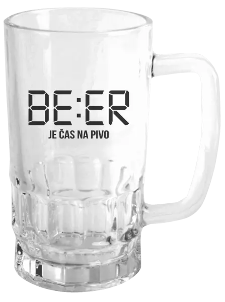 Půllitr BEER - je čas na pivo