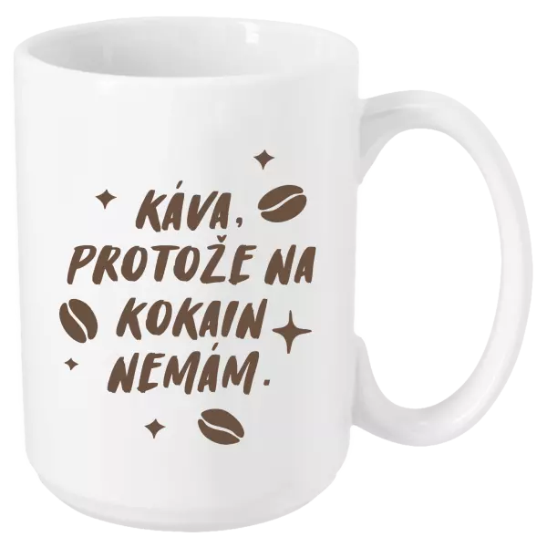 Hrnek Káva, protože na kokain nemám