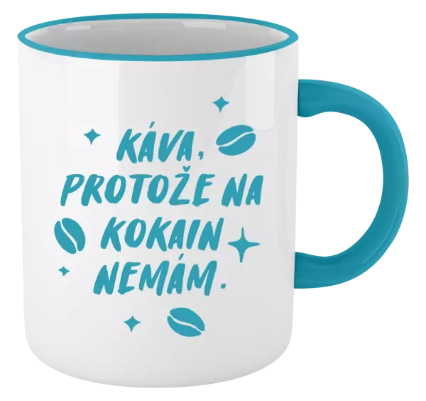 Hrnek Káva, protože na kokain nemám