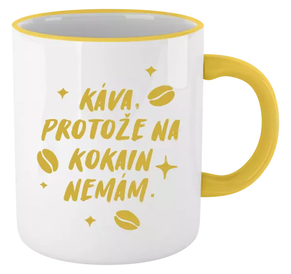 Hrnek Káva, protože na kokain nemám
