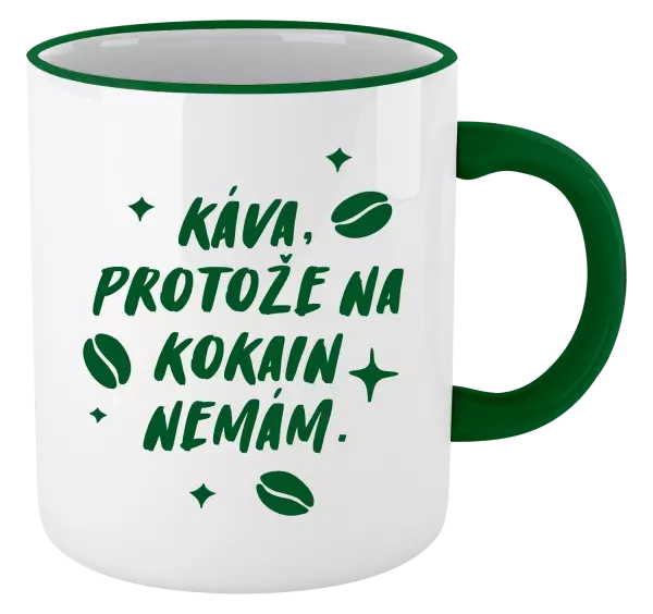 Hrnek Káva, protože na kokain nemám