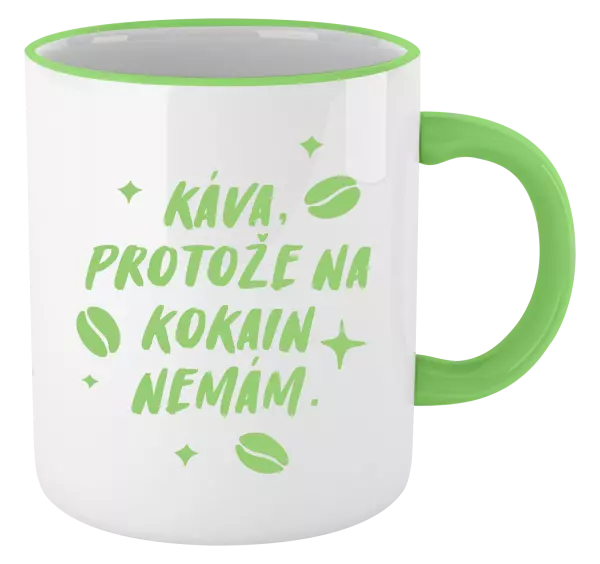 Hrnek Káva, protože na kokain nemám